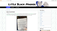 Desktop Screenshot of littleblackmarker.com